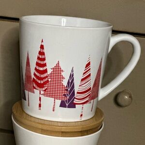 Starbucks mug with trees